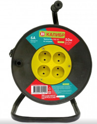 Удлинитель КАЛИБР Удлинитель на катушке УСК-50 (2х0,75)