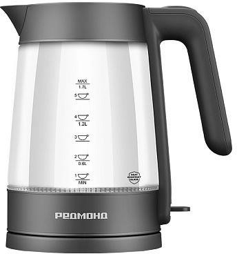 Чайник электрический REDMOND KG-252, стекло/серый