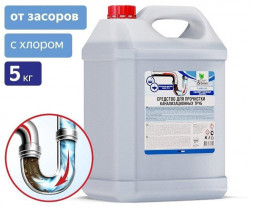 Чистящее средство CLEAN&amp;GREEN CG8073 для прочистки канализационных труб Turbo-Gel (щелочное) 750 мл.
