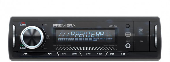 Автомагнитола PREMIERA DSP-400 FM/USB/BT ресивер