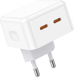 СЗУ BOROFONE (6941991101113) BA76A 2Type-C 3.0A PD 35W , White