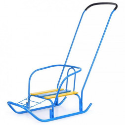 Санки NIKA Игрушка. Санки детские "Ветерок 7" (В7/Г2 голубой)