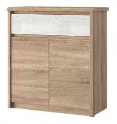 Тумба для обуви АНРЭКС OSKAR Тумба для обуви 2D1S, цвет дуб Санремо (2 уп)