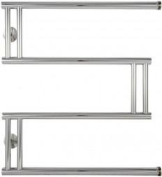 Полотенцесушитель GOTA ROCIO/GR 10344 Полотенцесушитель Фокстрот-С-1 500*500 2 GR с полками (телескоп.б/кольца)