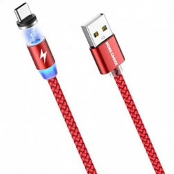 Кабель MORE CHOICE (4627151194264) K61Sa USB (m)-Type-C (m) 3.0А 1.0м - красный