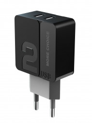СЗУ MORE CHOICE (4627151191812) NC46m СЗУ 2USB 2.4A для micro USB 1м Black