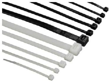 Крепеж REXANT (07-0201) NYLON 200х4.0мм 100шт черный