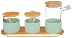 Набор емкостей AGNESS 886-159 Native для пищевых продуктов (3 предмета)