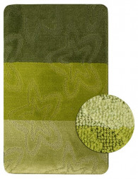 Коврик для ванной САНАКС 00213 SILVER Коврик в ванную одинарный ЗЕЛЁНЫЙ 60х100см 100% полиэстер