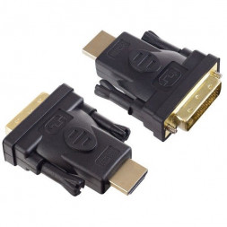 Кабель, переходник PERFEO (A7017) Переходник HDMI A вилка - DVI-D вилка