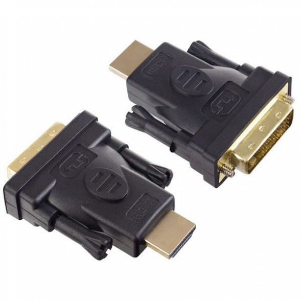 Кабель, переходник PERFEO (A7017) Переходник HDMI A вилка - DVI-D вилка
