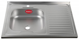 Мойка накладная FABIA м00006 Мойка 60 х 80 см левая