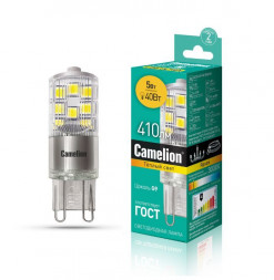 Лампа CAMELION (13704) LED5-G9-NF/830/G9