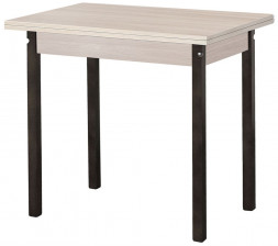 Стол обеденный ЭЛЕГИЯ Стол обеденный раскладной ЛДСП ПН (Венге (Лак),Ясень шимо светлый) (1 кор.)