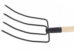 Вилы СИБРТЕХ Вилы 4-х рогие, сенные, 210х310х1400 мм, деревянный черенок 63807