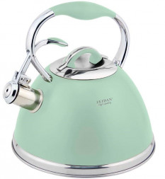 Чайник со свистком ZEIDAN Z-4284 зеленый 3л