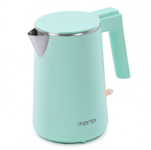 электрический чайник MARTA MT-4591 светлая яшма чайник металлический