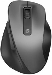 Мышь OKLICK Мышь 504MW, оптическая, беспроводная, USB, черный и серый [2004736]