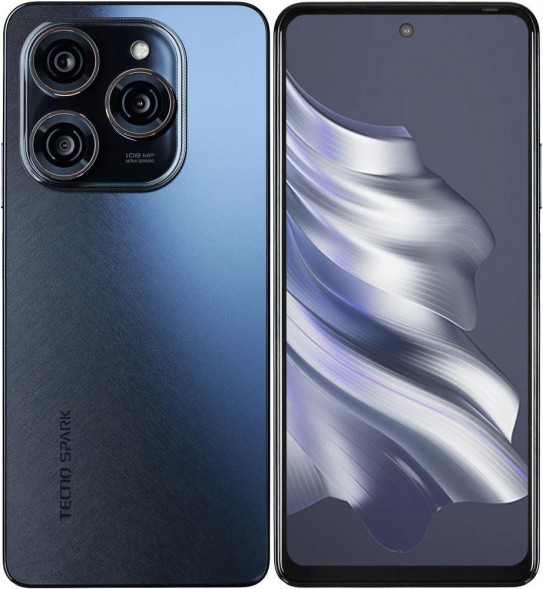 Смартфон TECNO Spark 20 Pro+ 8/256Gb Black (TCN-KJ7.256.TEOR)