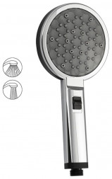Лейка для душа GFMARK 6048 Лейка круглая 3Д, душевая массажная D-120 мм