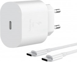 AKSBERRY (6900328420013) T25 25W PD + кабель Type-C, белый