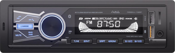 Автомагнитола AURA FIREBALL-102BT USB/SD ресивер