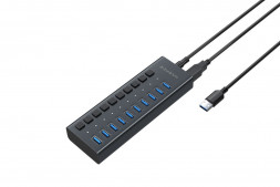 USB ХАБЫ HARPER HUB-10MB Black