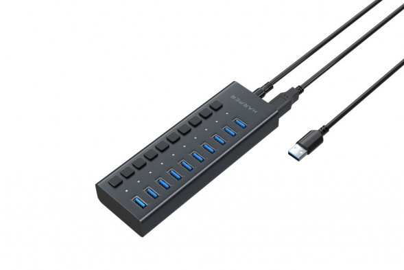 USB ХАБЫ HARPER HUB-10MB Black
