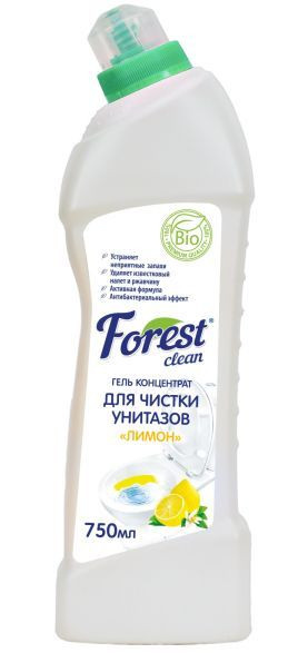 Гель для сантехники FOREST CLEAN Гель-концентрат для чистки унитазов &quot;Лимон&quot; 750 мл