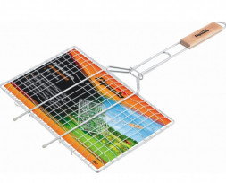 Решетка-гриль SPARTA 69567 Решетка-гриль 220х340 мм, хромированная