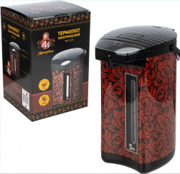 Термопот МАТРЁНА МА-110 5 л, 750Вт, насос с рисунком 007964 медный