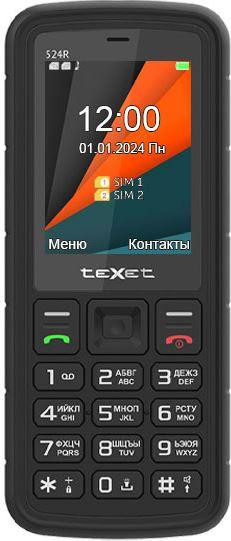 Телефон мобильный TEXET TM-524R черный