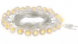 Электрогирлянды VEGAS 55083 Электрогирлянда Бриллианты 25 теплых LED ламп 5м