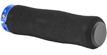 Грипсы STELS Грипсы XH-GN01BL 130 мм чёрные, материал EVA, синие кольца, в инд. упаковке 150245 LU089190