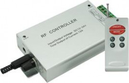 Аудиоконтроллер ECOLA RCM12AESB LED strip RGB RF Аudio controller 12A 144W 12V (288W 24V) с радиопультом управления (цветомузыка) белый