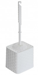 Набор для ванны VIOLET Набор для WC &quot;Ротанг&quot; квадратный (белый) 131506