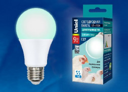Лампа декоративная светодиодная UNIEL (UL-00003190) для птиц LED-A60-9W/SCBG/E27/FR/DIM IP65 PLO65WH