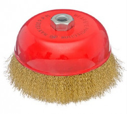 Щетка ЕРМАК 656-040 Щетка металл. для УШМ 150мм/М14 (чашка)