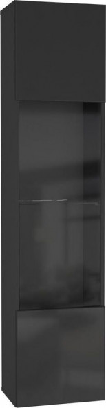 Шкаф навесной НК-МЕБЕЛЬ POINT ТИП-42 шкаф навесной Чёрный/Чёрный глянец 71774456 НК-МЕБЕЛЬ POINT ТИП-42 шкаф навесной Чёрный/Чёрный глянец 71774456 (1 кор.)