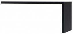 Модульная мебель АНРЭКС JAGGER Подставка L137 цвет Черный (1 уп.)