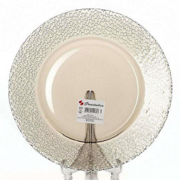 Тарелка "Мозаик Броунз" 10300 (240мм) без упаковки 12шт. PASABAHCE 10300SLBZT