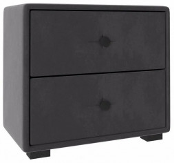 Тумба прикроватная НК-МЕБЕЛЬ TANGO тумба прикроватная Велюр Серый 72306850 (1 кор.)