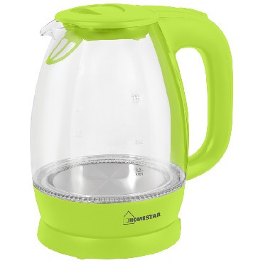 Чайник HOMESTAR HS-1012 стекло зеленый