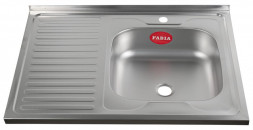 Мойка накладная FABIA м00012 Мойка 60 х 80 см правая