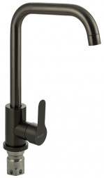 Смеситель кухонный MAGNUS 9302 Смеситель кухонный, из нержавеющей стали марки 304, ГРАФИТОВЫЙ