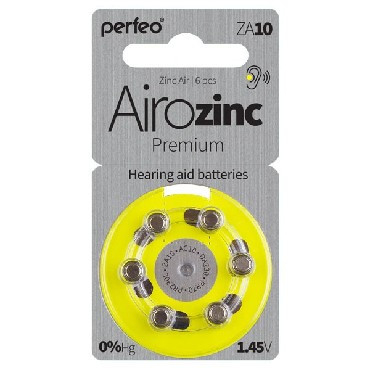 Элементы питания PERFEO ZA10-6BL AIROZINC PREMIUM (6)