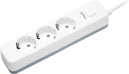 сетевой фильтр PERFEO (PF_C3936) POWER STREAM - 3 роз - 1,5 м - белый