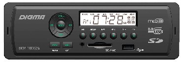 Автомагнитола DIGMA DCR-100G 24 Вольта
