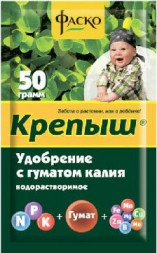КРЕПЫШ Удобрение водорастворимое для рассады с гуматом 50г