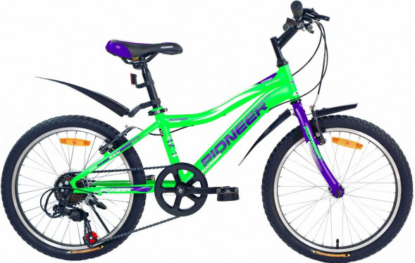 Велосипед PIONEER BOOMER 20&quot;/11&quot; green-darkblue-white